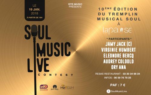 Soul Music Live Contest, la 10ème édition