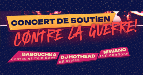 Concert de soutien contre la guerre