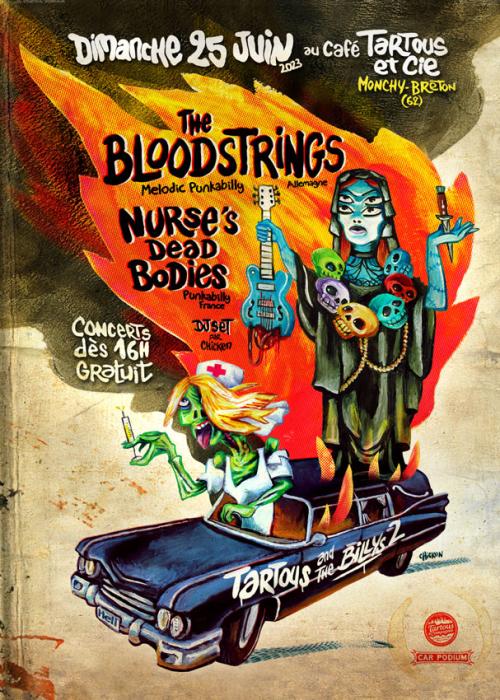 Tartous & The Billys : The Bloodstrings + Nurse’s Dead Bodies