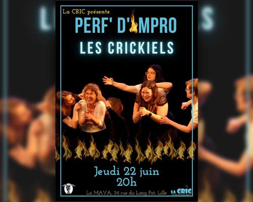 Perf’ d’impro – Les Crickiels