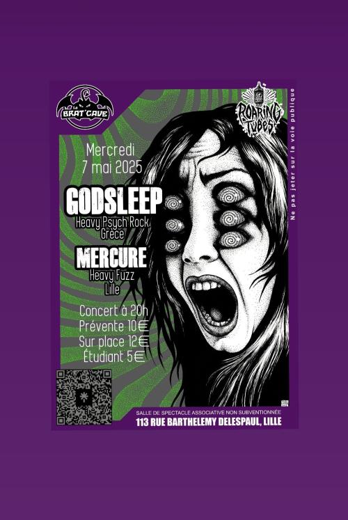 Godsleep + Mercure à La Brat Cave