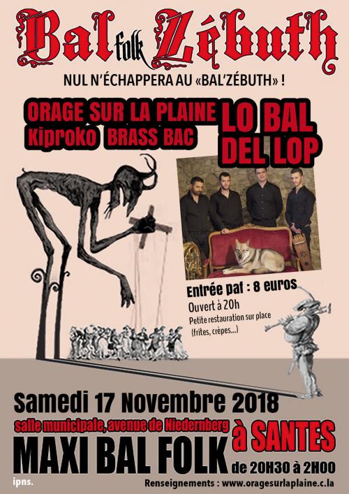 Bal Folk Zebuth : Lo Bal Do Lop + Brass Bac + Orage sur la plaine