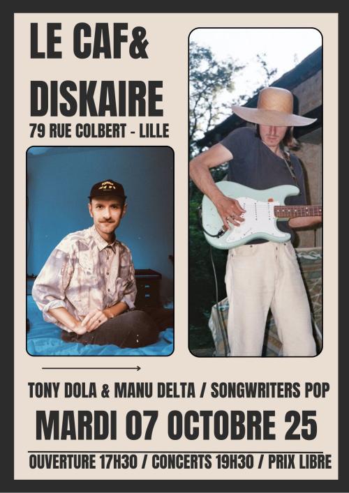 Tony Dola & Manu Delta au Caf&Diskaire