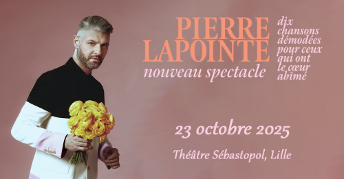 Pierre Lapointe au Théâtre Sébastopol