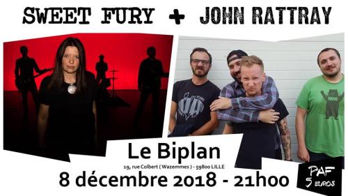 Sweet Fury – Release party + John Rattray + Rat the Magnificient