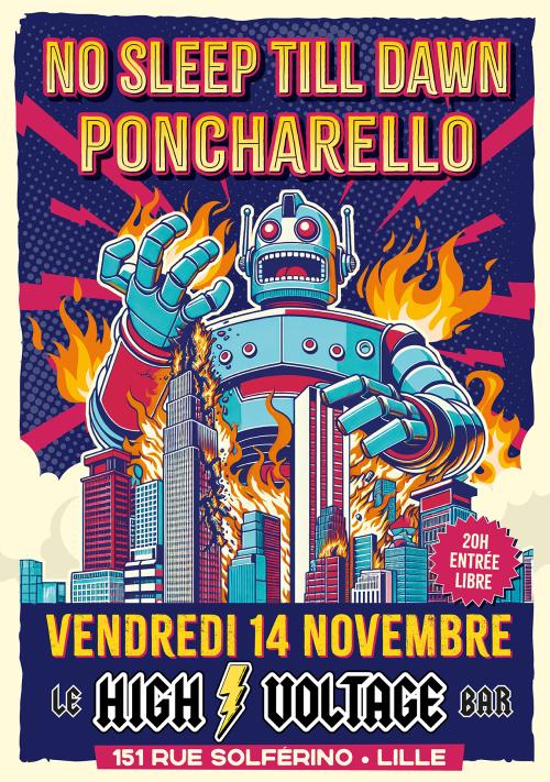 No Sleep Till Dawn + Poncharello