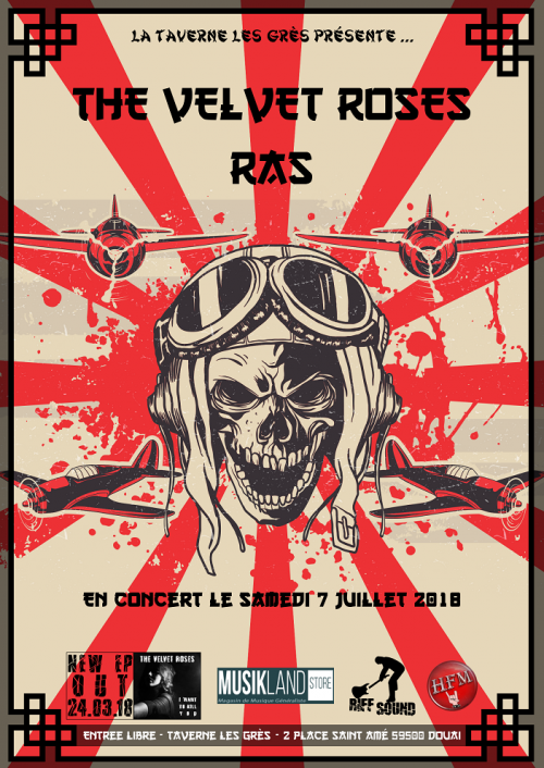The Velvet Roses + R.A.S pour la fin du Bullshit Tour 2017/2018