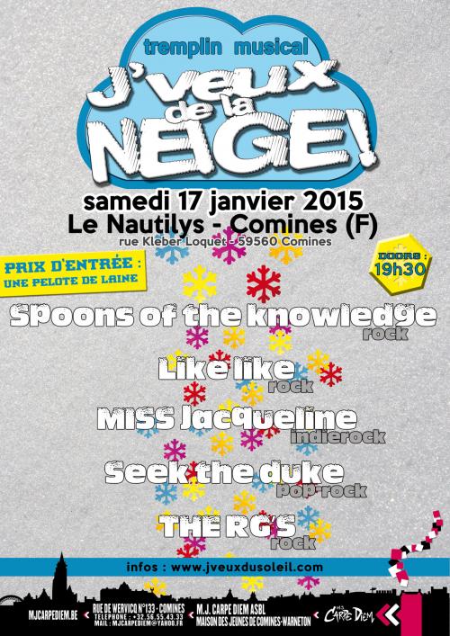Tremplin musical J’veux de la neige