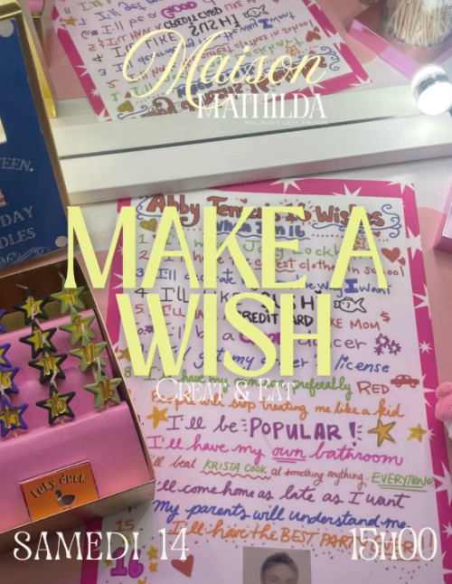 Atelier Make A Wish – 16 vœux