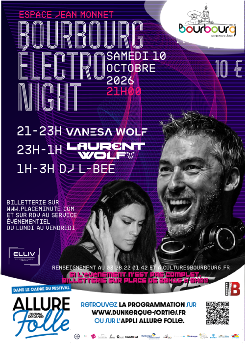 Bourbourg Électro Night avec Laurent Wolf en guest