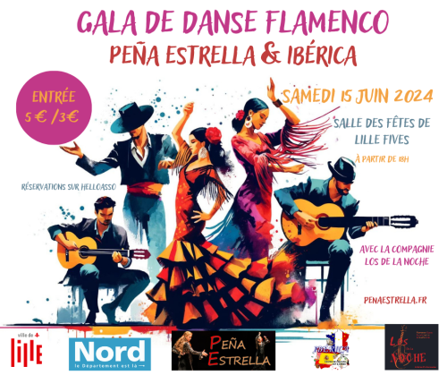 Gala Flamenco Lille : Peña Estrella – Los de la Noche