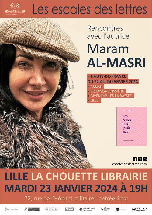 Escales des Lettres avec la poète Maram al-Masri