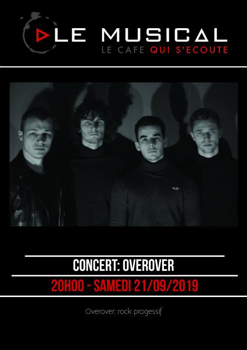 Overover en concert au Musical