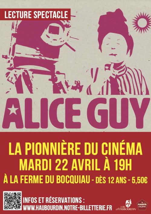 Alice Guy, la pionnière du cinéma (lecture spectacle)