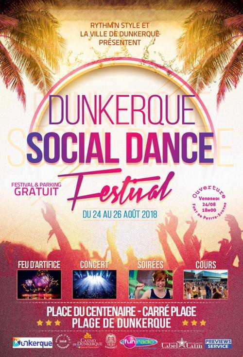Dunkerque Social Dance Festival – concerts, soirées, cours, feu d’artifice