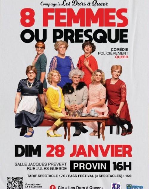 8 femmes ou presque, le spectacle
