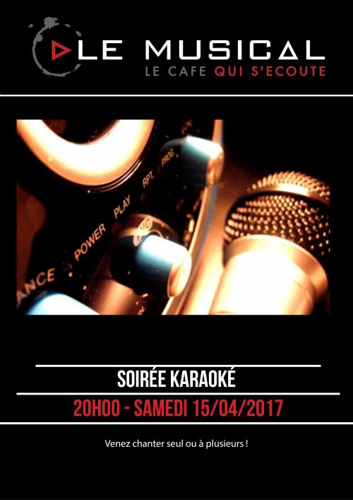 Soirée karaoké – Avec écran géant