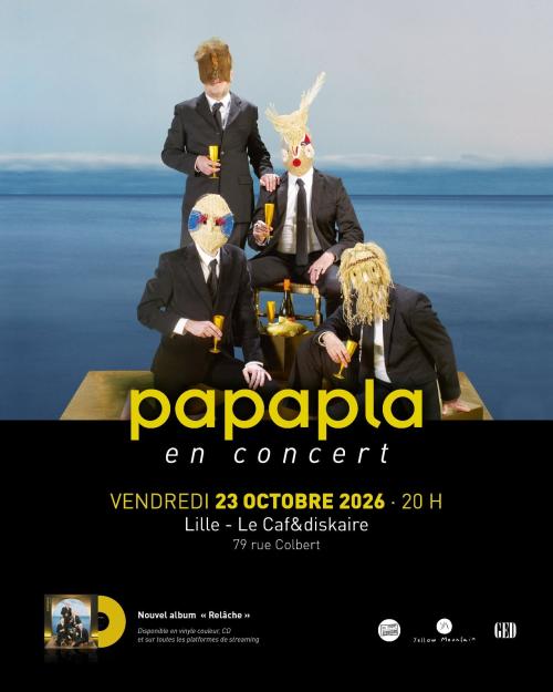 Papapla en concert au Caf& Diskaire