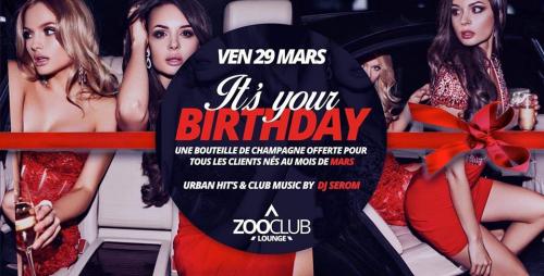 It’s your birthday au Zoo Club