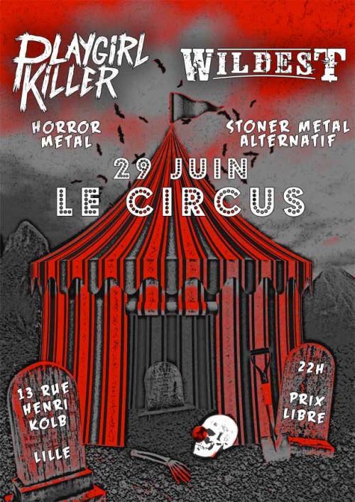 Playgirl Killer + Wildest en concert au Circus