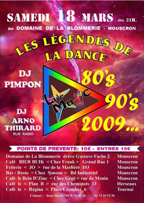 Les Légendes de la Dance 80’s / 90’s / 2009