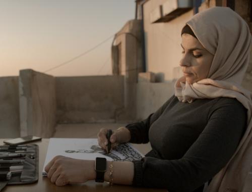 Amany, Behind the Lines