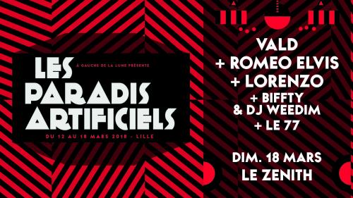 Paradis Artificiels 2018 : Vald + Roméo Elvis + Lorenzo + Biffty + le 77
