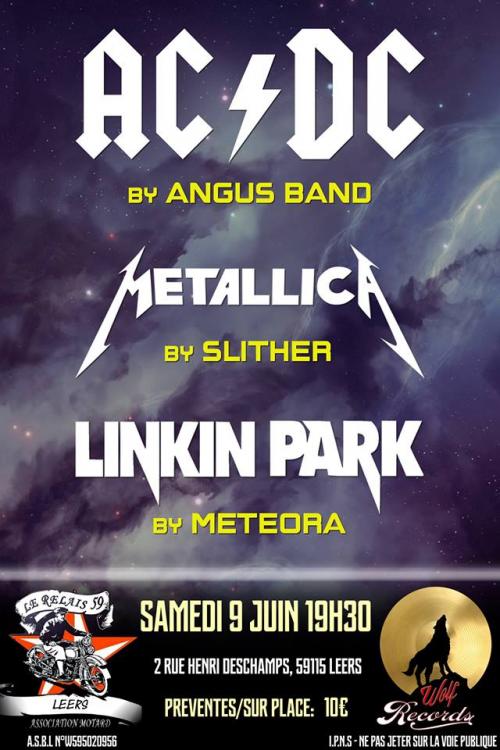 Concert Tribute à AC/DC, Metallica, Linkin Park