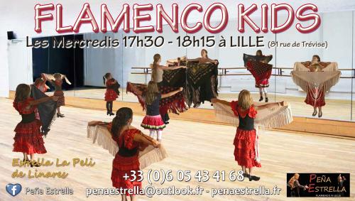Flamencokids cours de danse par la Peña Estrella