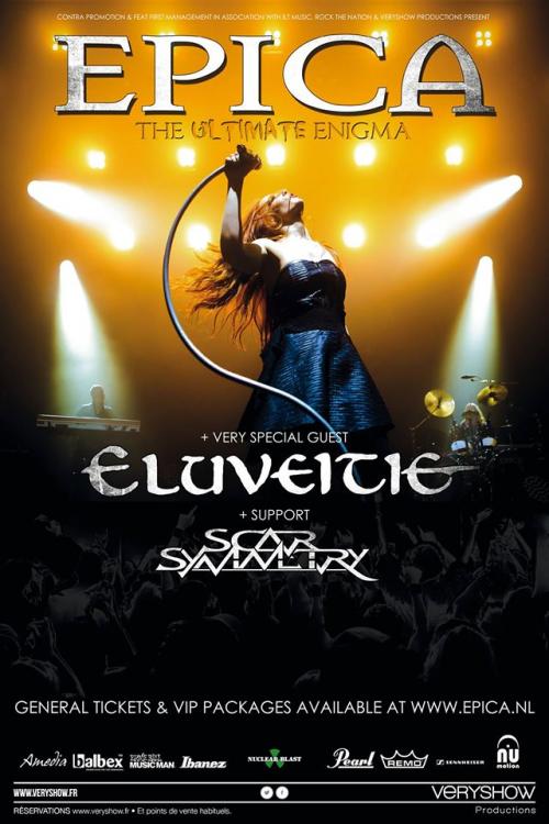 EPICA – The Ultimate Enigma ! Eluveitie + Scar Symmetry