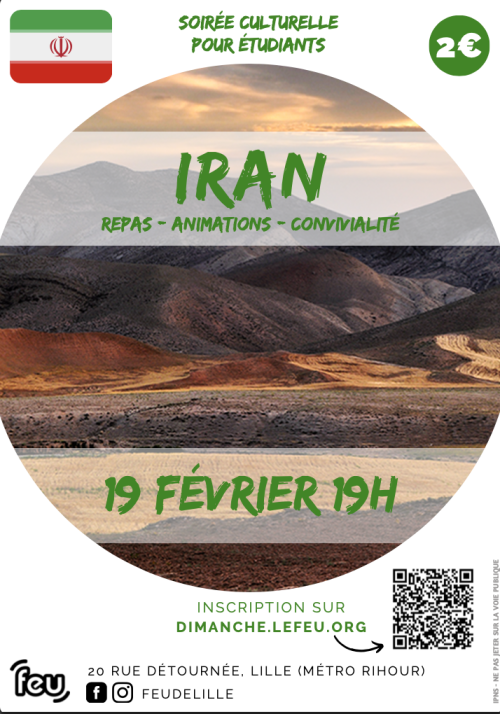 Soirée Iran pour les étudiants