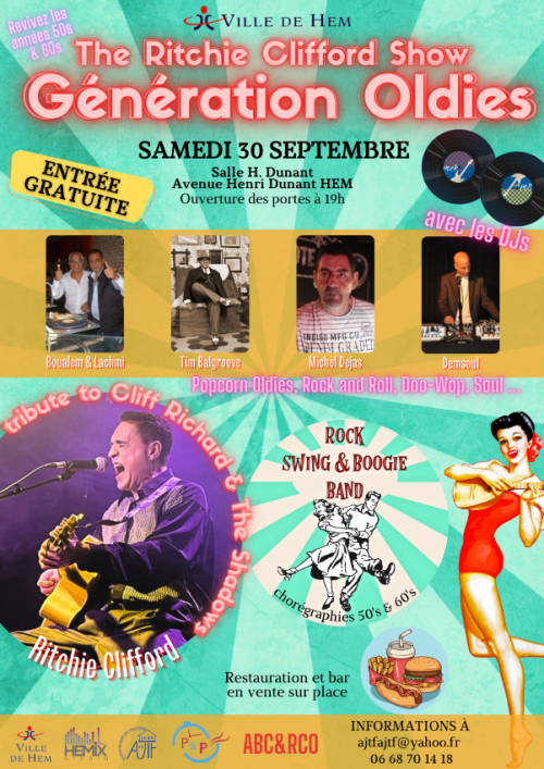 Revivez les années 50 et 60 avec Génération Oldies