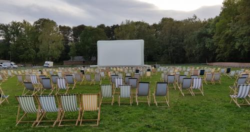 Cinéma en plein air à Lesquin