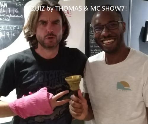 Thomas & MC Show7 quiz au Caf&diskaire