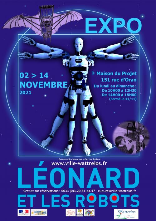 Léonard et les robots