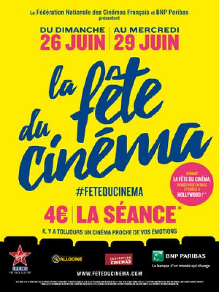 La Fête du Cinéma 2016 débarque le 26 juin dans vos salles !