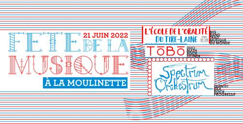 Fête de la Musique – Ecole de L’Oralité du Tire-Laine + Tôbô + Spectrum Orchestrum