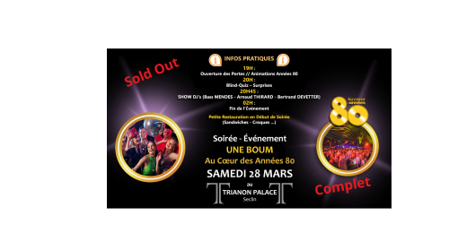Une boum au cœur des années 80 –  5ème édition
