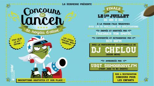 Finale du Concours de Lancer de Noyau d’Olive avec DJ Chelou !