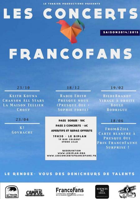 Les soirées FrancoFans sont de retour au Biplan !