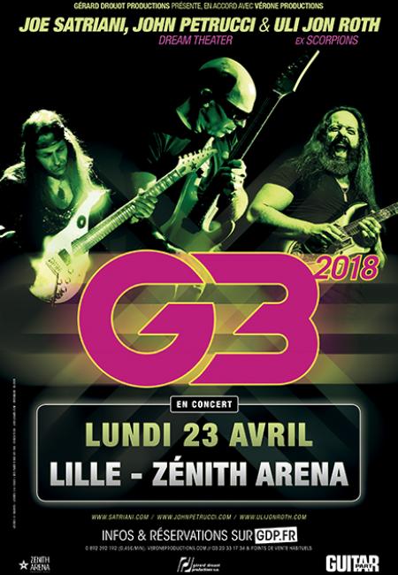 G3 avec Joe Satriani, John Petrucci & Uli Jon Roth