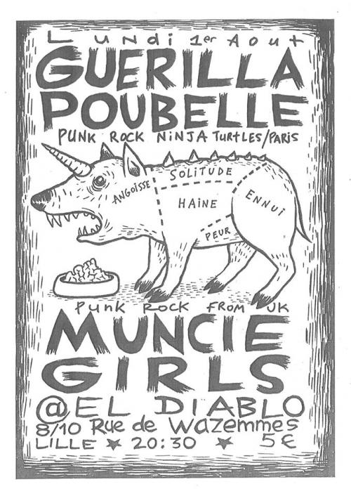 Guerilla Poubelle + Muncie Girls