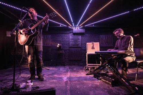 H-Burns en duo pour la Sunset Party à la Cave aux Poètes