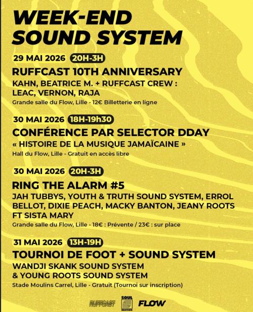 Week-end Sound System Culture au Flow