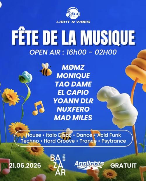 La Fête de la Musique en open air au Bazaar St-So