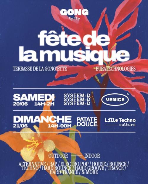 La Fête de la Musique tout le week-end à la Gong’ette
