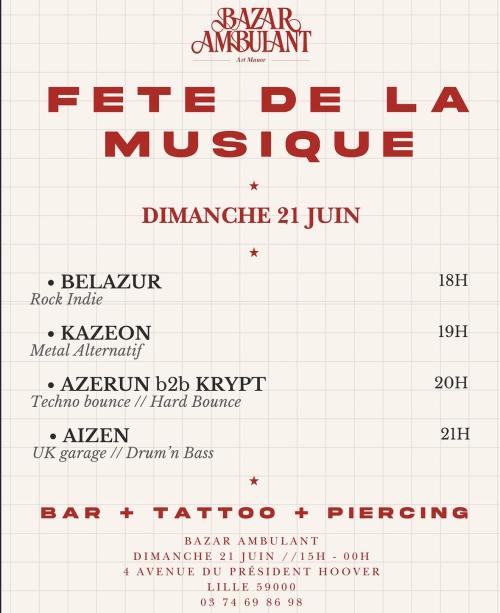 La Fête de la Musique au Bazar Ambulant