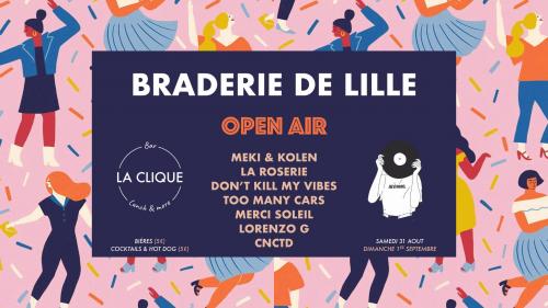 La Clique en open air à la Braderie de Lille