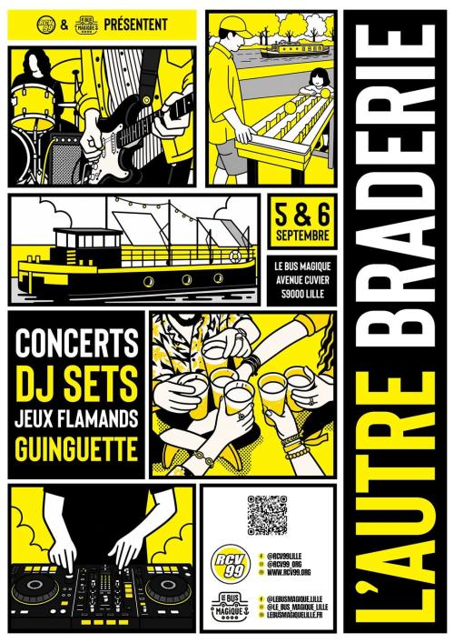L’Autre Braderie au Bus Magique avec RCV99