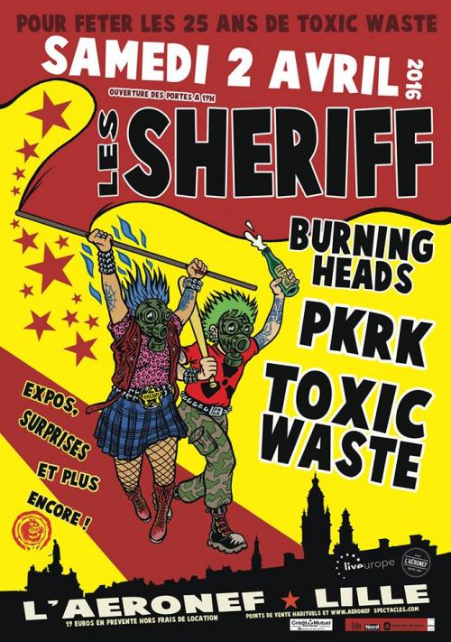 Les Sheriff + Burning Heads + Toxic Waste + PKRK